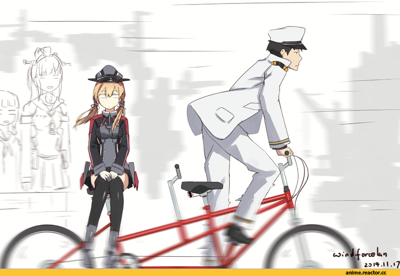 Kantai Collection, Prinz Eugen, Admiral (Kantai Collection), Anime