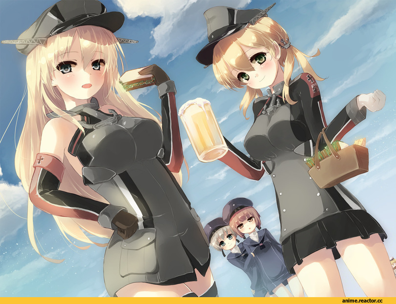 Kantai Collection, Bismarck (Kantai Collection), Z1 Leberecht Maass (Kantai Collection), Z3 Max Schultz (Kantai Collection), Prinz Eugen, Anime