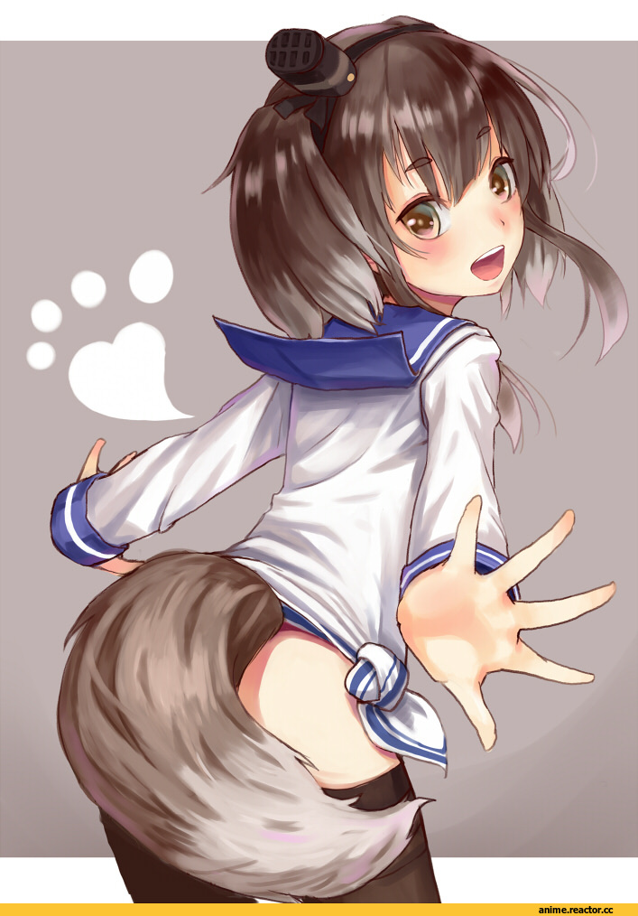 Kantai Collection, Tokitsukaze (Kantai Collection), Animal Ears, Inumimi, Anime