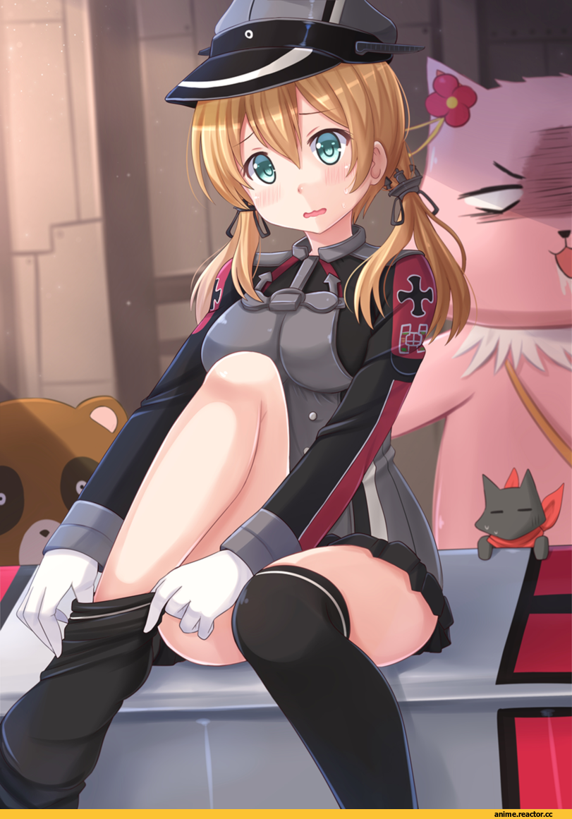 Kantai Collection, Amagi Brilliant Park, Prinz Eugen, Kazenokaze, Anime Art, Anime