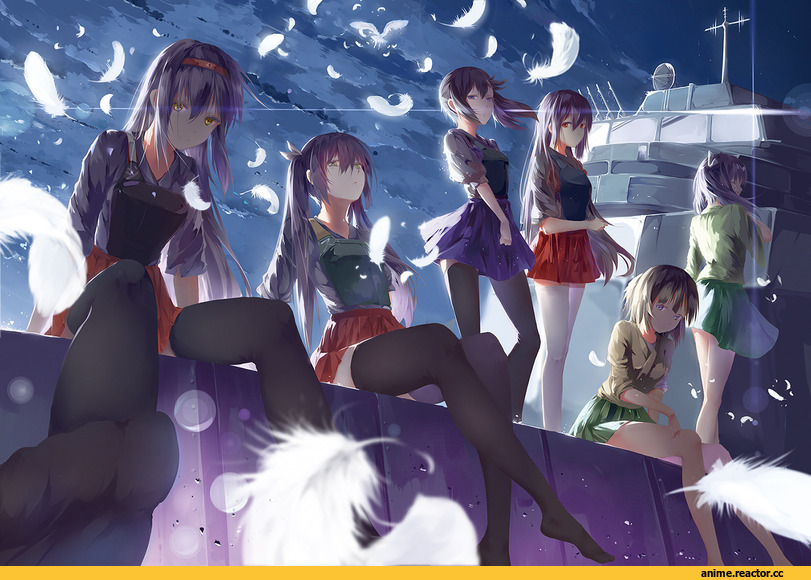 Kantai Collection, Akagi (Kantai Collection), Hiryuu, Kaga (Kantai Collection), Shoukaku (Kantai Collection), Souryuu (Kantai Collection), Zuikaku (Kantai Collection), Anime