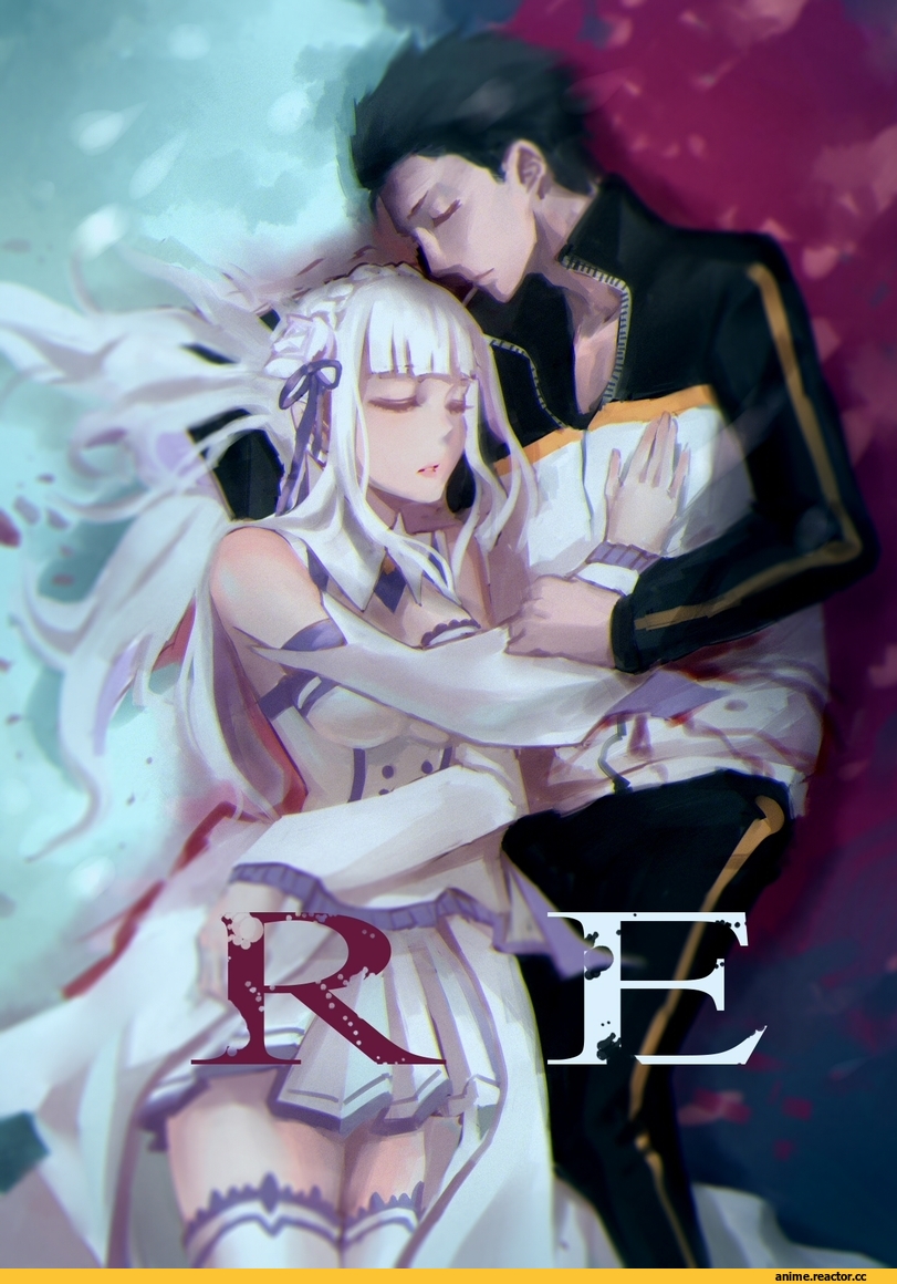 Re Zero Kara Hajimeru Isekai Seikatsu, Natsuki Subaru, Emilia (re zero), reroi, Anime