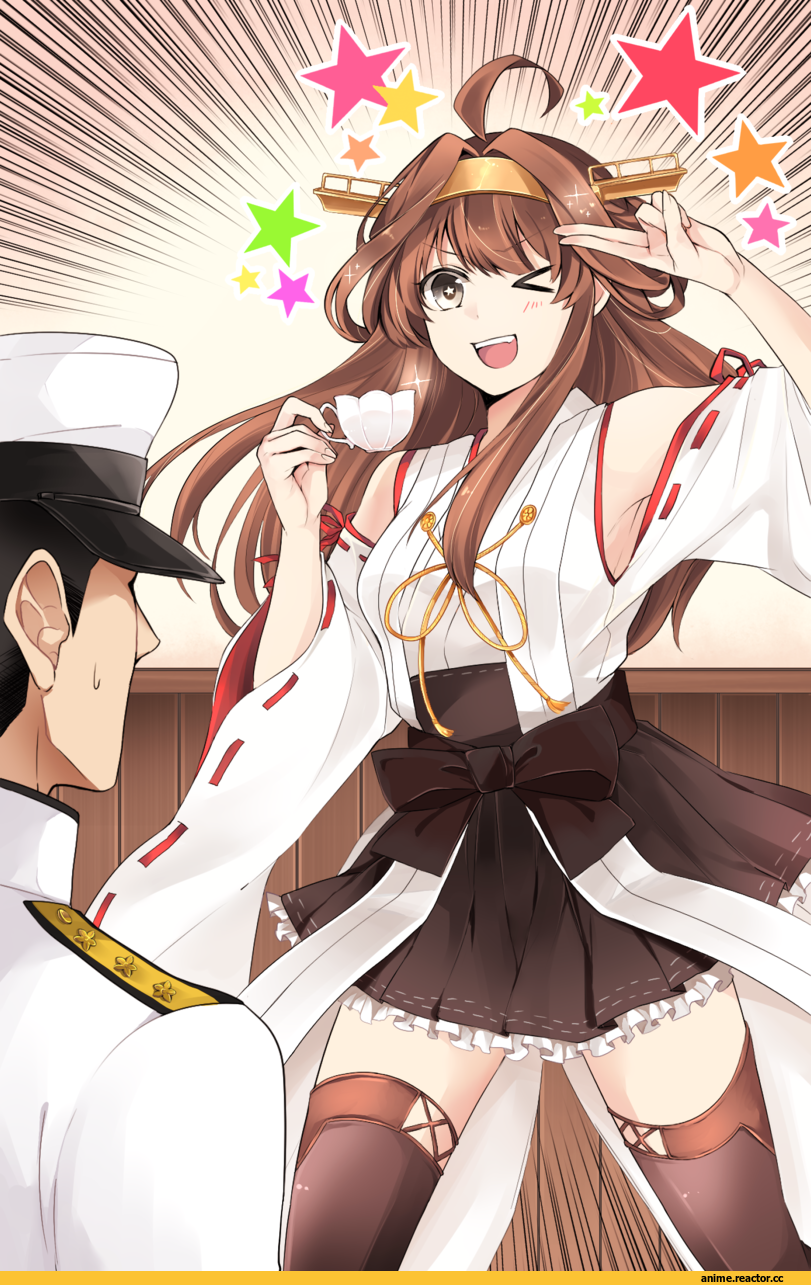 Kongou (Kantai Collection), Kantai Collection, Admiral (Kantai Collection), Anime