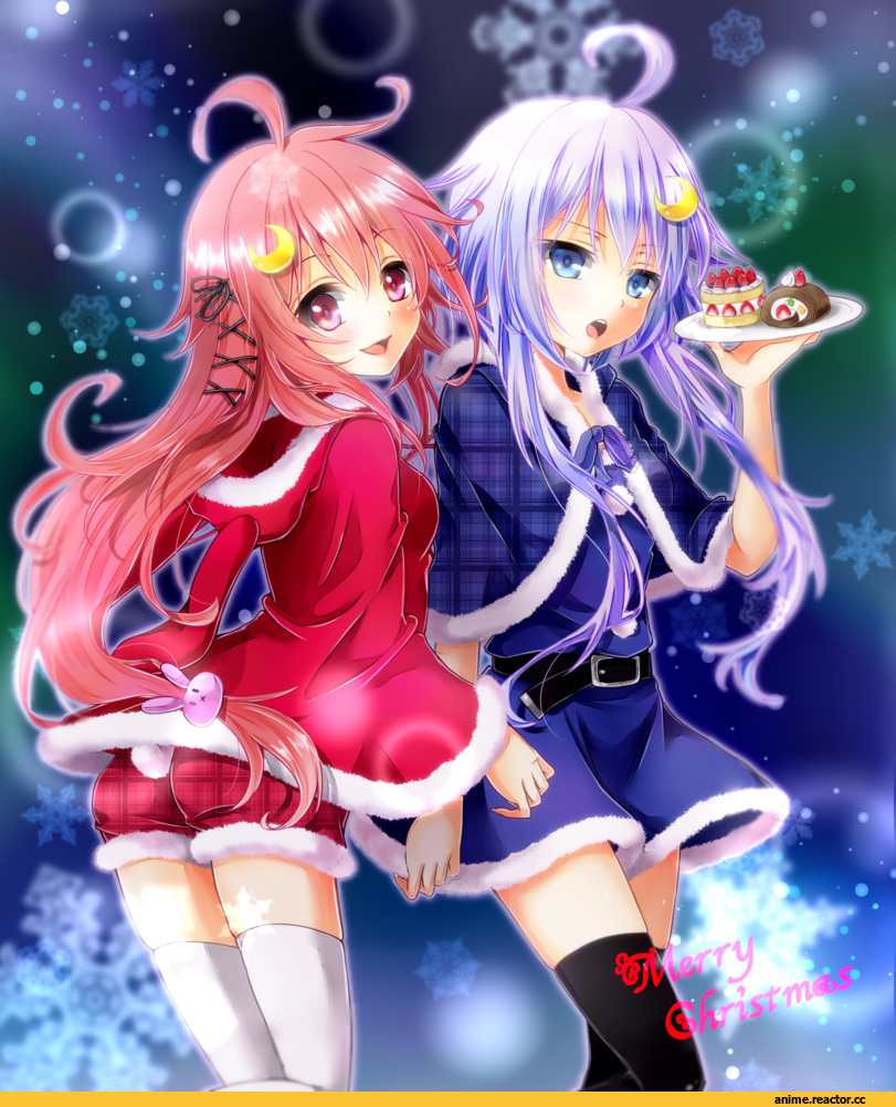 Uzuki (Kantai Collection), Kantai Collection, Yayoi (Kantai Collection), Anime Christmas, Anime