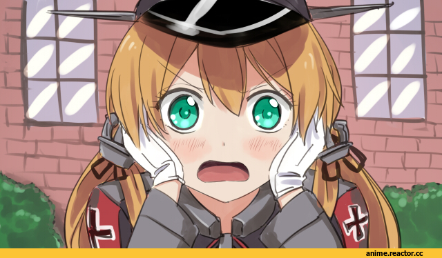 Gekkan Shoujo Nozaki-kun, Prinz Eugen, Kantai Collection, Sakura Chiyo, crossover, Anime