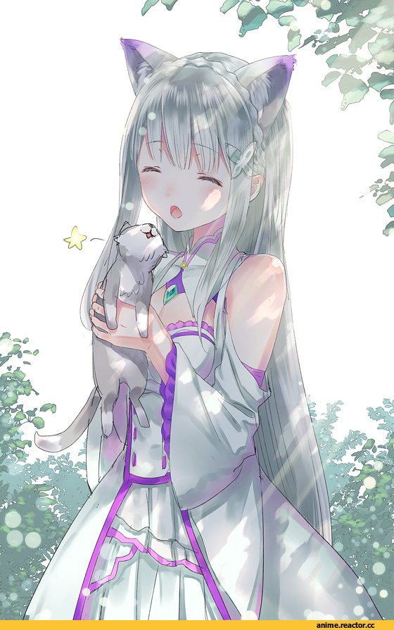 Yasuyuki, Re Zero Kara Hajimeru Isekai Seikatsu, Emilia (re zero), Pack (re zero), Animal Ears, Anime