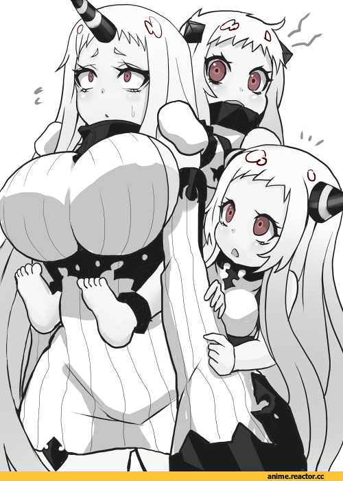 Northern Ocean Hime, Kantai Collection, Airfield Hime, Seaport Hime, Anime