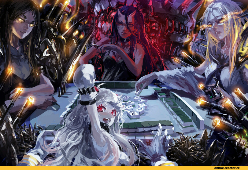 Kantai Collection, Northern Ocean Hime, battleship hime, Ru-class Battleship, Ta-class Battleship, Anime