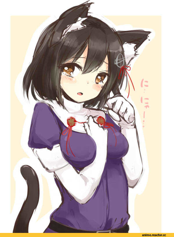 Haguro, Kantai Collection, Animal Ears, neko, Anime Art, Anime