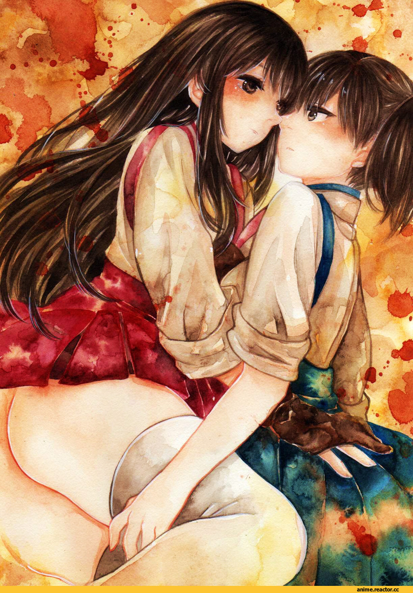 Kantai Collection, Akagi, Kaga (Kantai Collection), Anime Paint, Anime Art, yellowpeace1q85, Anime