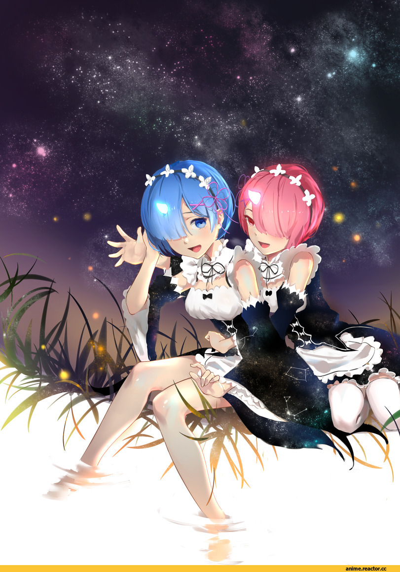 Re Zero Kara Hajimeru Isekai Seikatsu, Rem (re zero), Ram (Re Zero), Anime