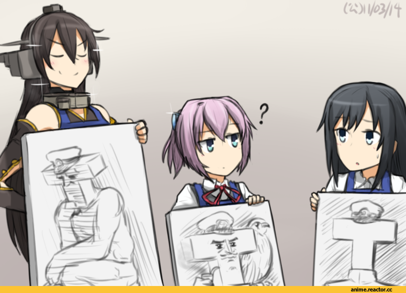 Kantai Collection, Asashio, Nagato (Kantai Collection), Shiranui (Kantai Collection), Anime