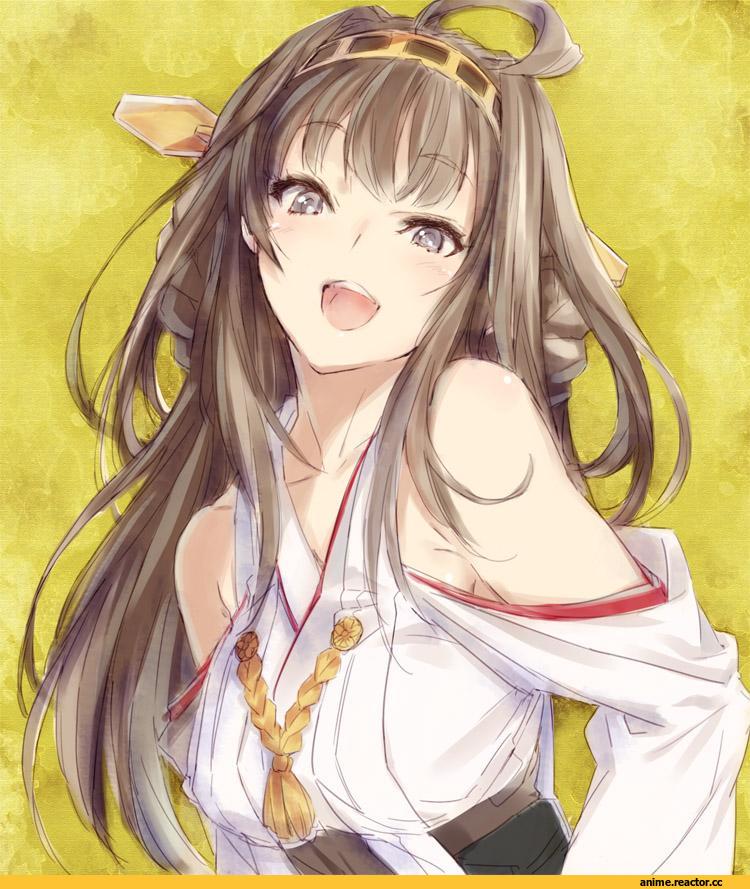 Kongou (Kantai Collection), Kantai Collection, Kawata Hisashi, Anime Art, Anime