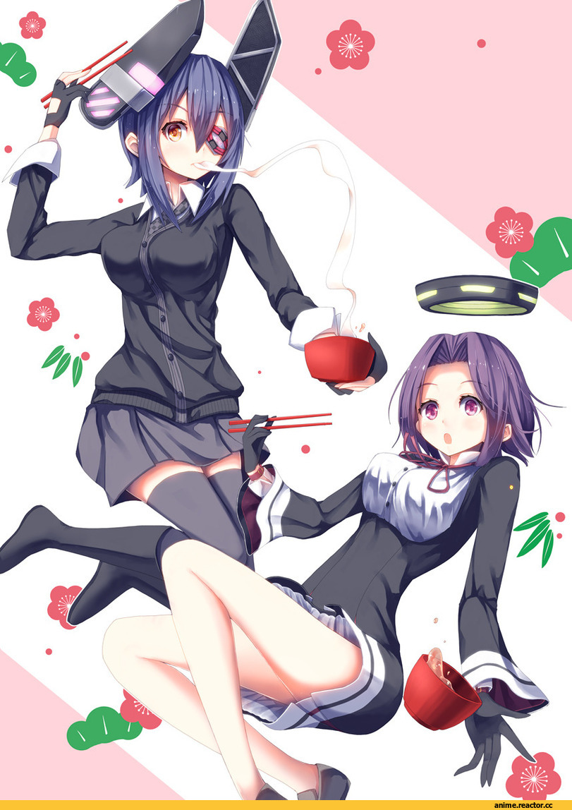 Kantai Collection, Tenryuu, Tatsuta, konkito, Anime