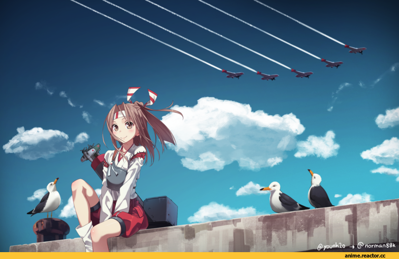 Zuihou, Kantai Collection, yunamul, Anime