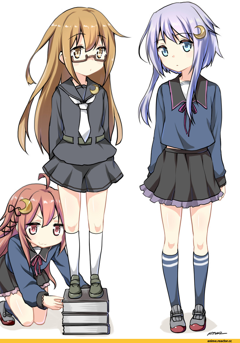 Yayoi (Kantai Collection), Kantai Collection, Uzuki (Kantai Collection), Mochizuki (Kantai Collection), Anime