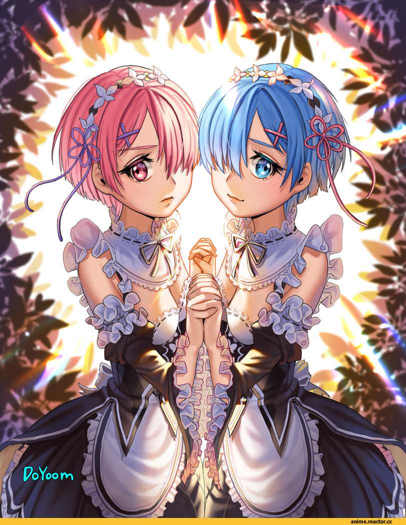 Ram (Re Zero), Re Zero Kara Hajimeru Isekai Seikatsu, Rem (re zero), doyoom, Anime