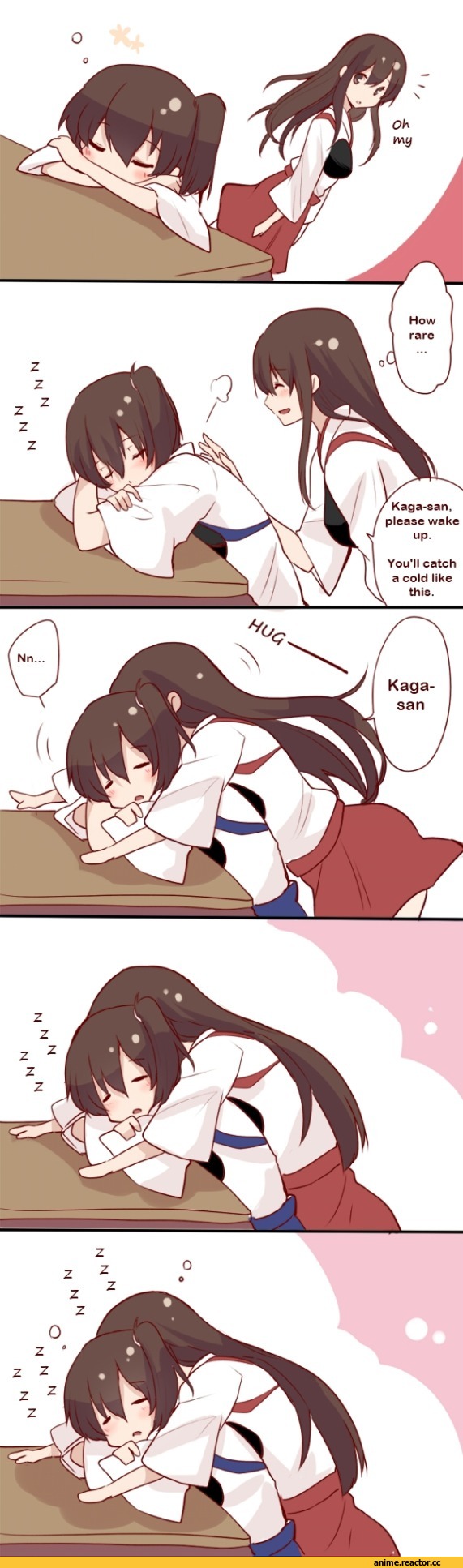 sleeping, Akagi, Kantai Collection, Kaga (Kantai Collection), Anime
