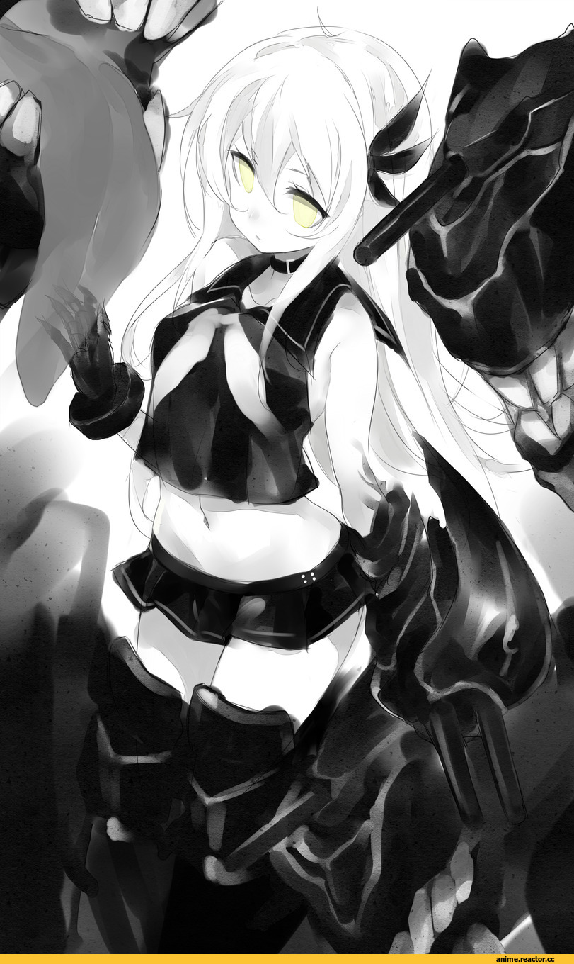 Monochrome (Anime), Anime Art, Kisaragi (Kantai Collection), Kantai Collection, Abyssal Kanmusu, Anime
