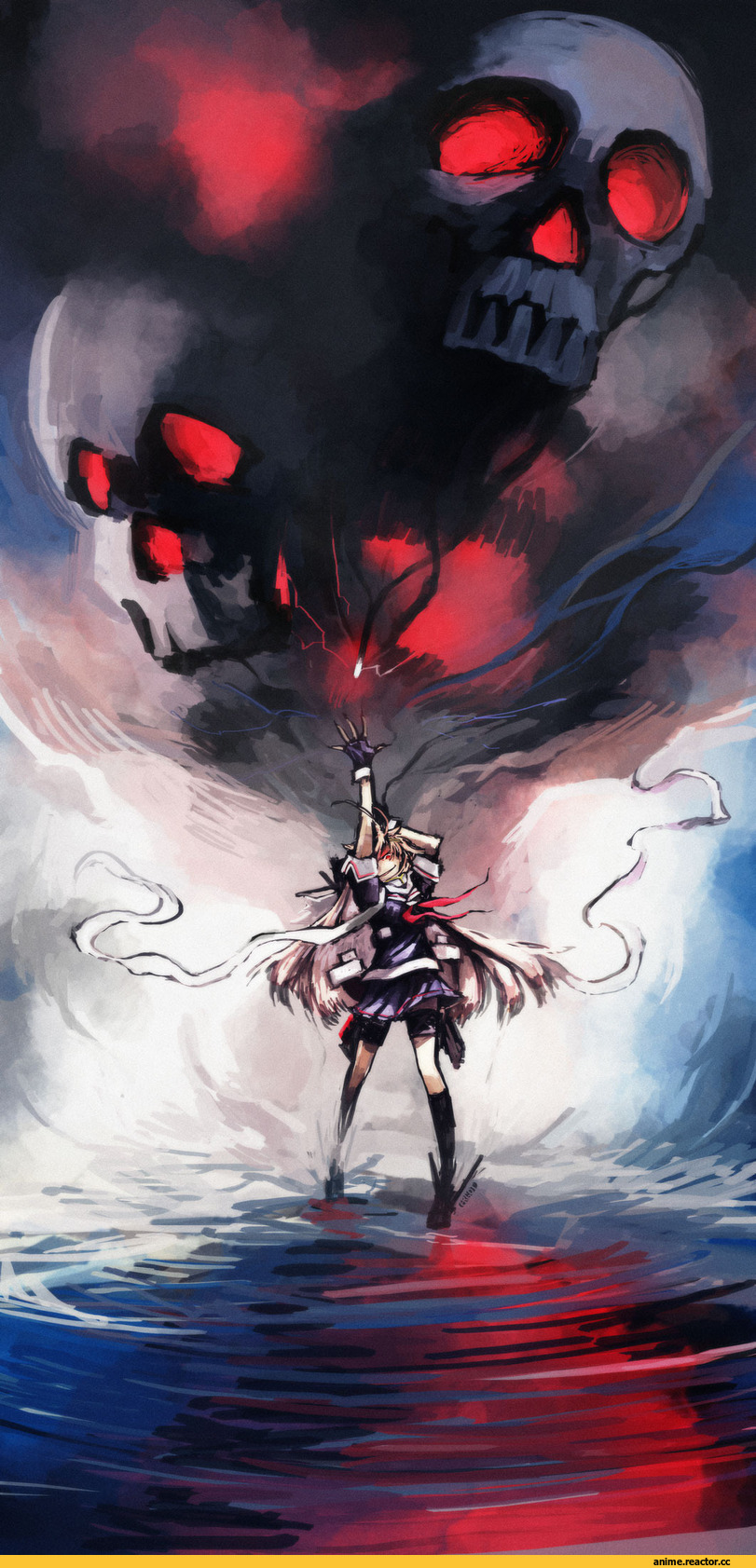 Kantai Collection, Yuudachi, ergot, Anime