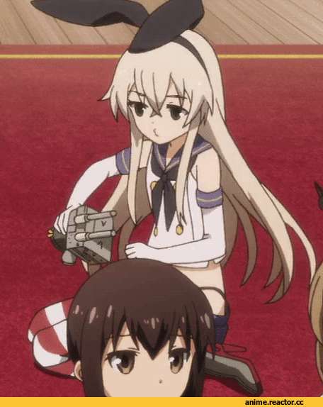 Anime Гифки, Shimakaze, Kantai Collection, Fubuki (Kantai Collection), Anime