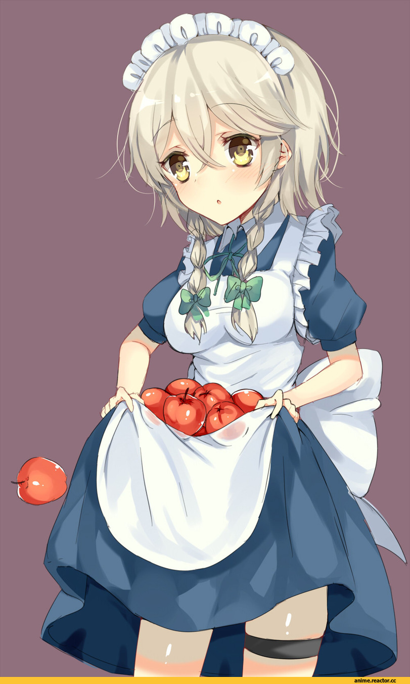 Izayoi Sakuya, Touhou Project, Maid, nan (Artist), Anime