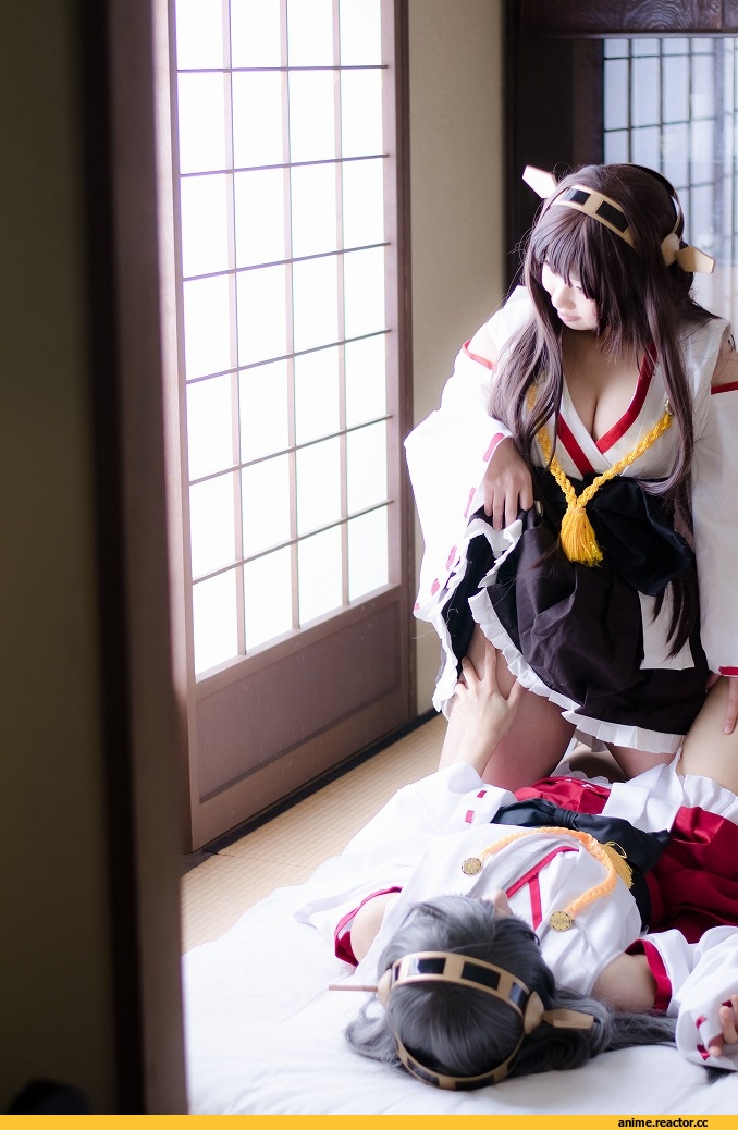 Kantai Collection, Haruna (Kantai Collection), Kongou (Kantai Collection), Anime Cosplay, Anime Ero Cosplay, под катом еще, Anime