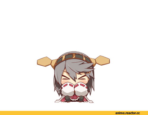 Kantai Collection, Haruna (Kantai Collection), anime gif, Anime