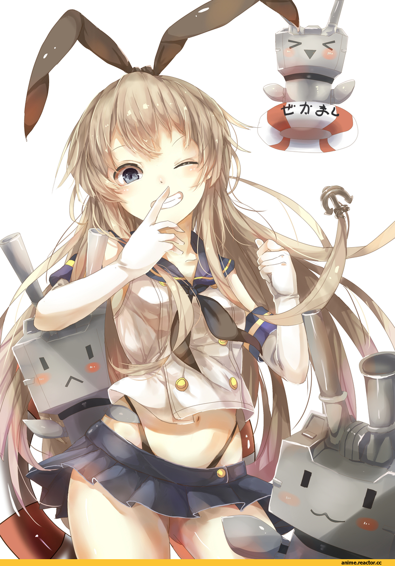 teeth (artist), Shimakaze, Kantai Collection, Anime