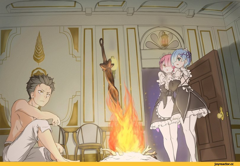 Re Zero Kara Hajimeru Isekai Seikatsu, Dark Souls, фэндомы, Rem (re zero), Ram (Re Zero), Natsuki Subaru, Anime