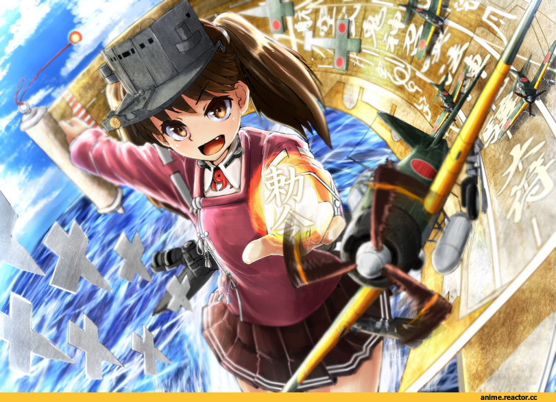 Kantai Collection, Ryuujou, hahaha, Anime