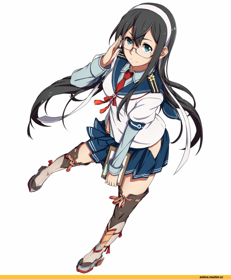 Ooyodo (Kantai Collection), Kantai Collection, sblack, Megane, Anime