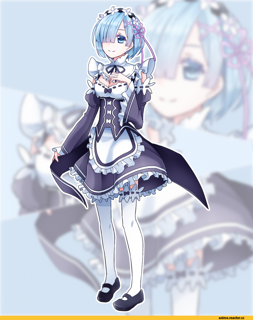 Re Zero Kara Hajimeru Isekai Seikatsu, Rem (re zero), hina moekyun, Anime