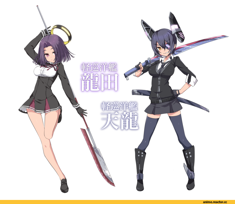 tenryuu (kantai collection), Kantai Collection, tatsuta (kantai collection), Anime