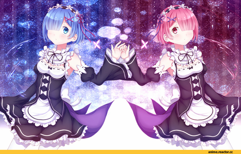Re Zero Kara Hajimeru Isekai Seikatsu, Ram (Re Zero), Rem (re zero), soda (sodachuxd), Anime