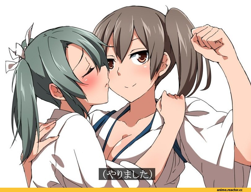 Kaga (Kantai Collection), Kantai Collection, Zuikaku (Kantai Collection), Shoujo Ai, Anime