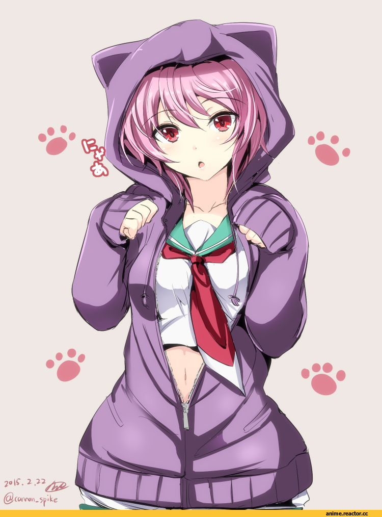 Ro-500 (Kantai Collection), Kantai Collection, nekomimi, Animal Ears, Anime