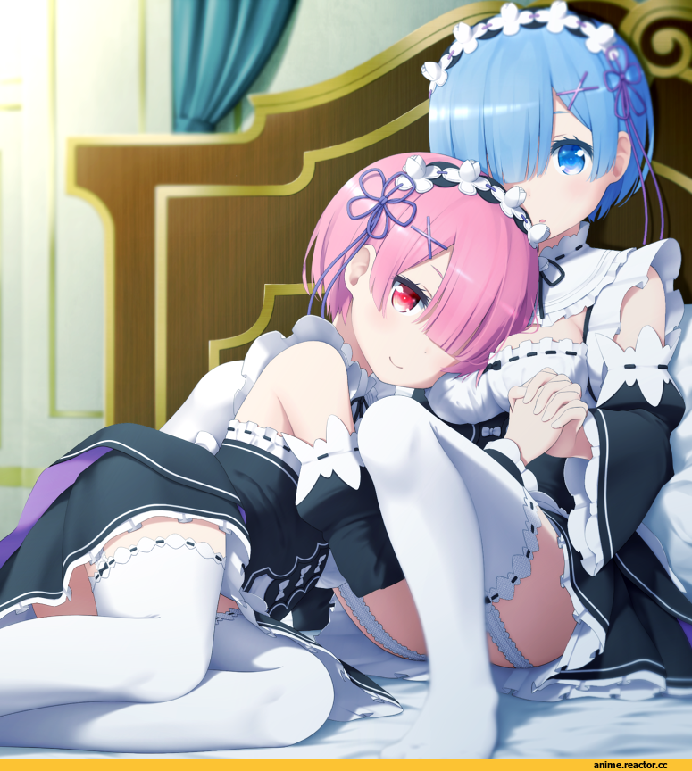 Ram (Re Zero), Re Zero Kara Hajimeru Isekai Seikatsu, Rem (re zero), Haribote (Tarao), Anime Art, Anime