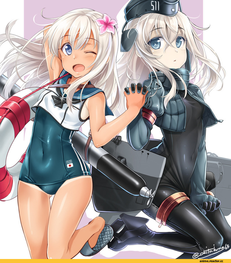 Ro-500 (Kantai Collection), Kantai Collection, U-511 (Kantai Collection), Okitakung, Anime