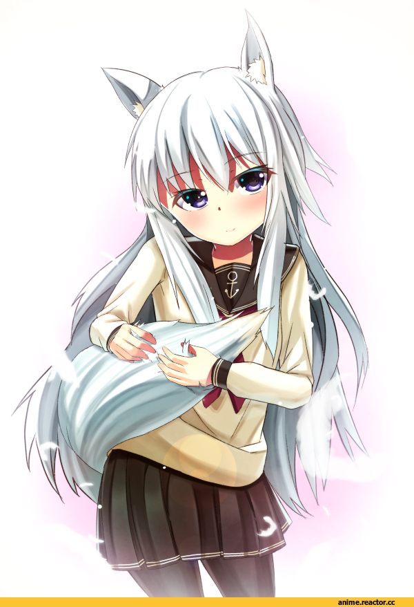 Zerotsuki Kazuma, Hibiki (Kantai Collection), Kantai Collection, Kitsune, Animal Ears, Anime