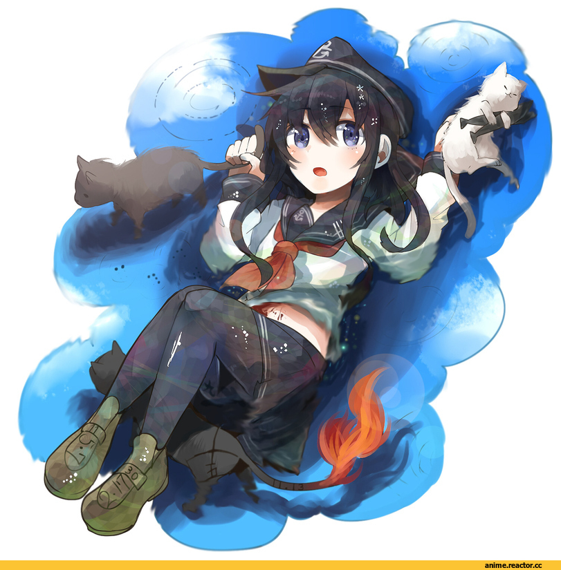 Akatsuki, Kantai Collection, itomugi-kun, Anime