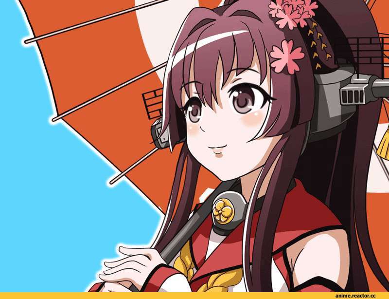 Yamato (Kantai Collection), Kantai Collection, tk8d32, anime gif, Anime