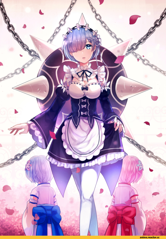 Re Zero Kara Hajimeru Isekai Seikatsu, Ram (Re Zero), Rem (re zero), junjoupurelove, Anime