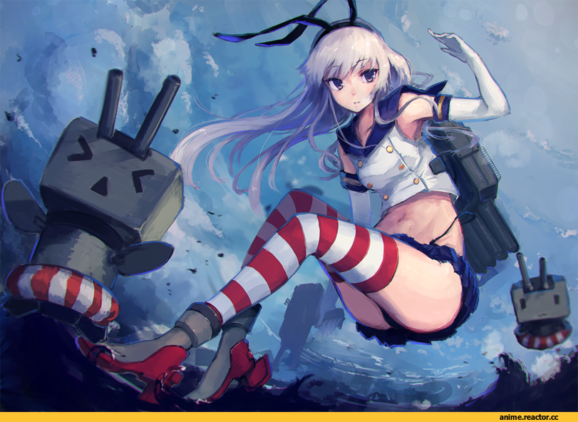 Shimakaze, Kantai Collection, rean (r ean), Anime Paint, Anime Art, Anime