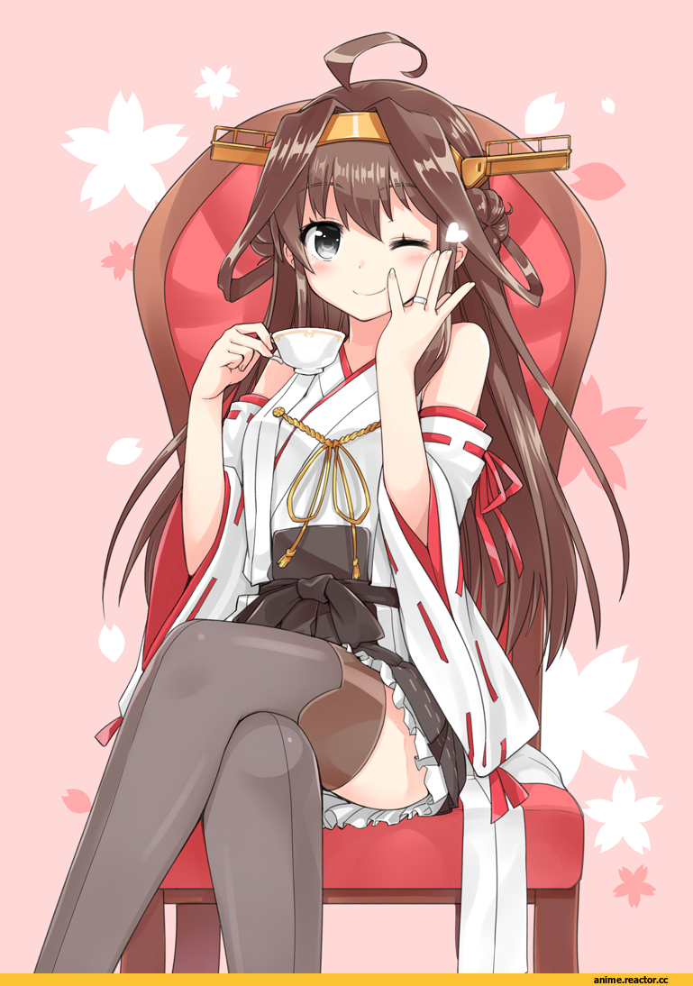 Kongou (Kantai Collection), Kantai Collection, kamoto tatsuya, Anime Art, Anime