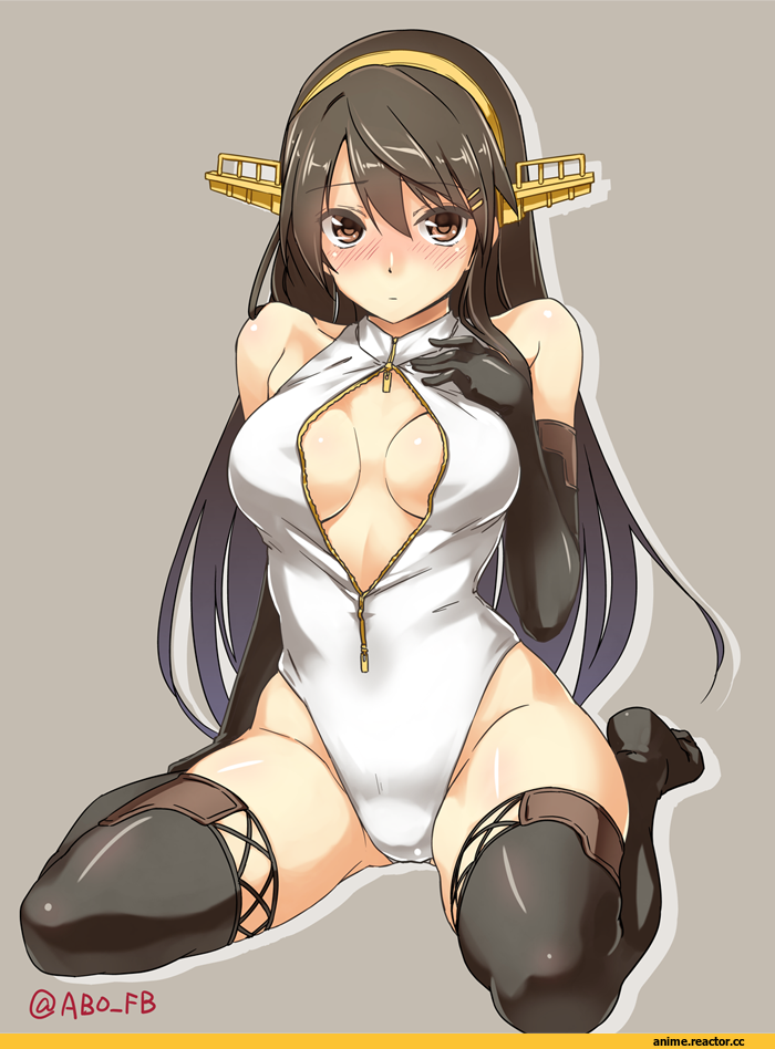 Haruna (Kantai Collection), Kantai Collection, abo, Anime Art, Anime