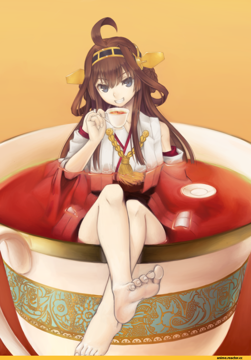 Kongou (Kantai Collection), Kantai Collection, Няши в еде, Anime Няши, Anime