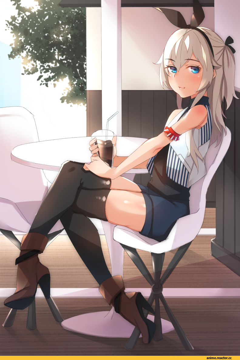 Shimakaze, Kantai Collection, Inuhasiru, Anime