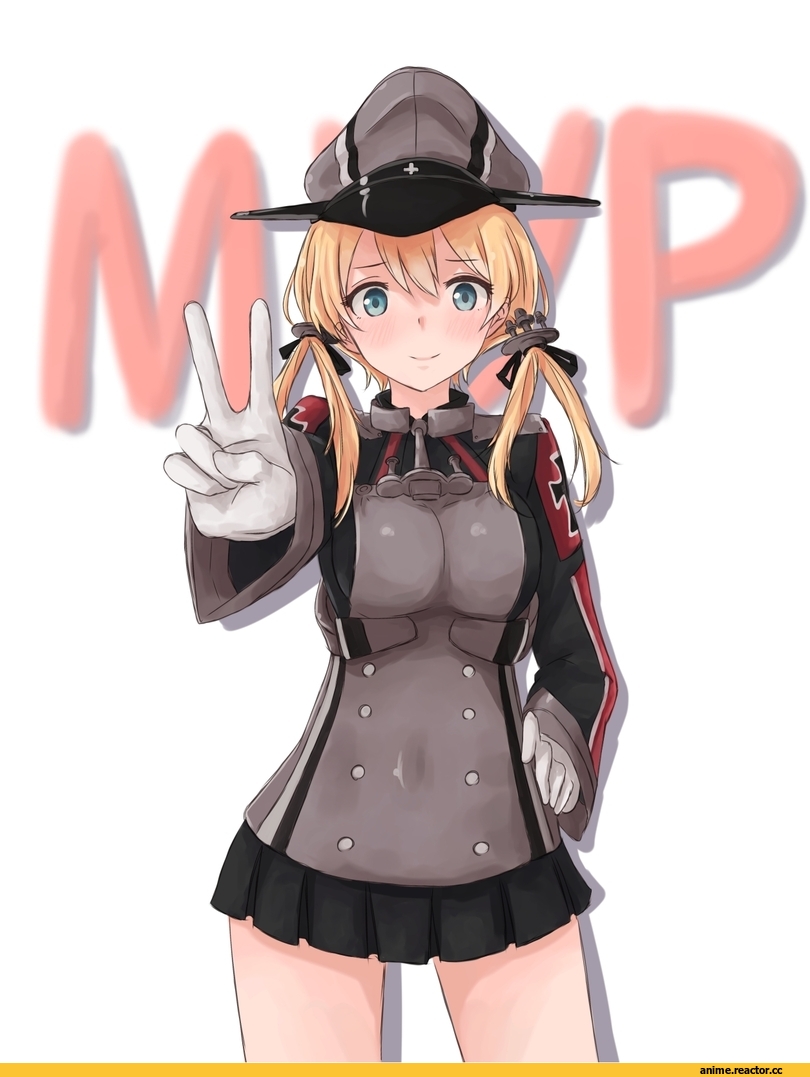 Prinz Eugen, Kantai Collection, mvp, Anime Art, продолжение в комментариях, Anime