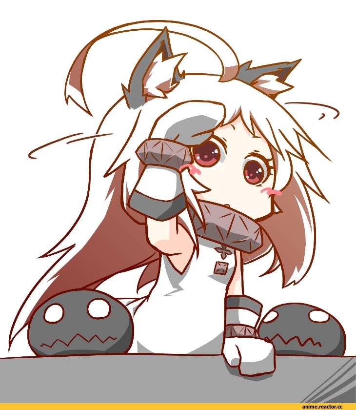 Northern Ocean Hime, Kantai Collection, nekomimi, Animal Ears, Anime